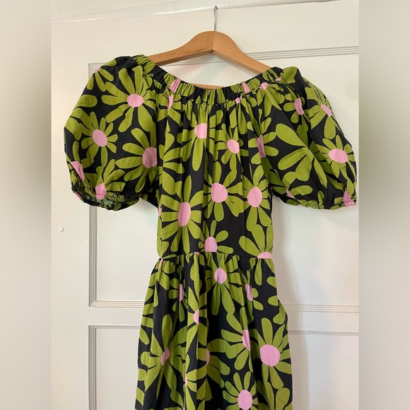 Topshop Cotton Floral Maxi Dress - size 6US - Picture 4 of 8